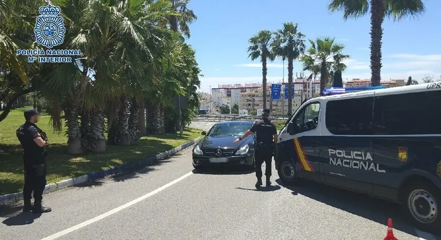 Control de la Polic&iacute;a Nacional