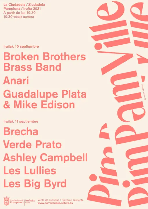 Cartel del Festival Pim Pam Ville 2021