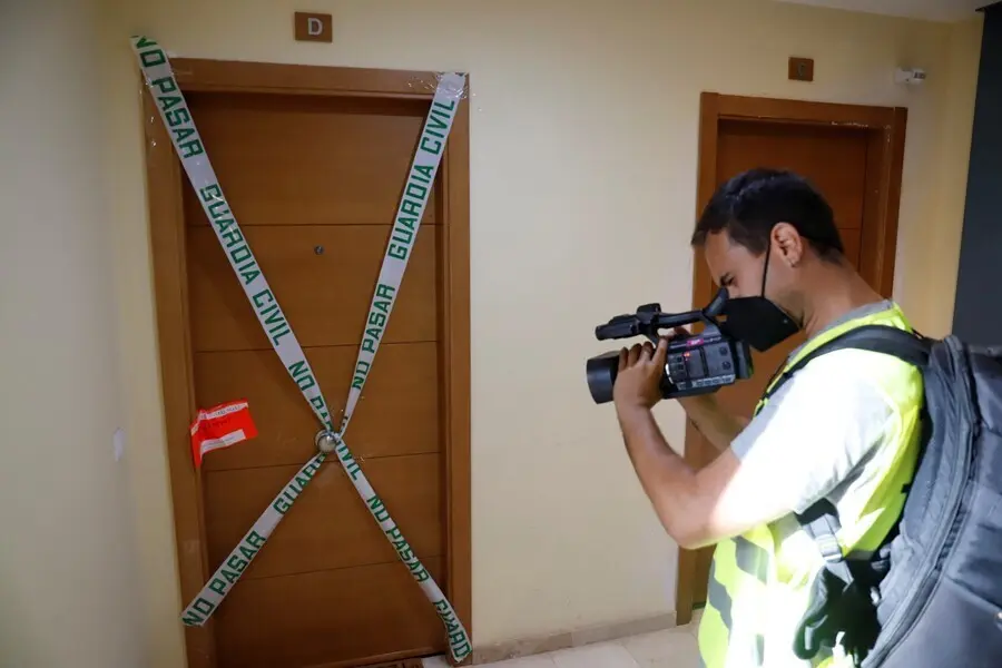 Lugar donde se han detenido a un hombre, vecino del municipio malague&ntilde;o de Rinc&oacute;n de la Victoria, como presunto autor de la muerte de su pareja, seg&uacute;n han confirmado fuentes del instituto armado a 03 de agosto 2021 en M&aacute;laga (Andaluc&iacute;a