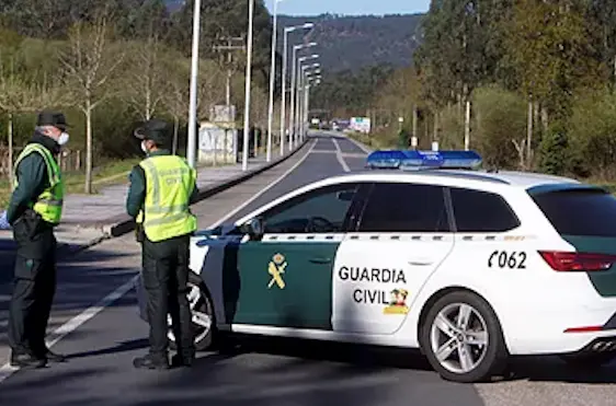 Un control de la Guardia Civil.EFE