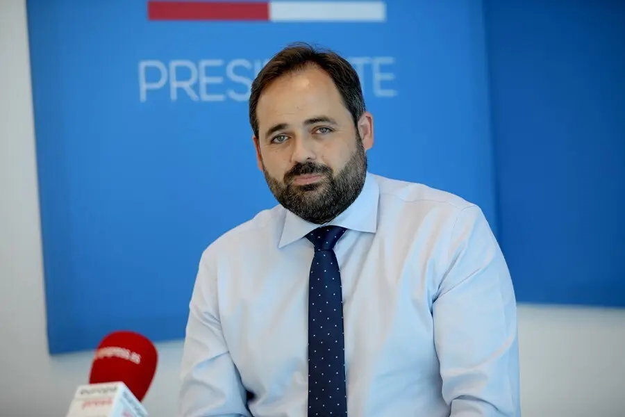 El presidente del PP de Castilla-La Mancha, Paco N&uacute;&ntilde;ez, en entrevista con Europa Press