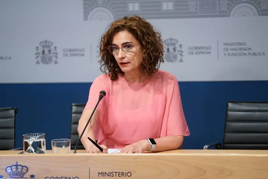 La ministra de Hacienda y Funci&oacute;n P&uacute;blica, Mar&iacute;a Jes&uacute;s Montero.