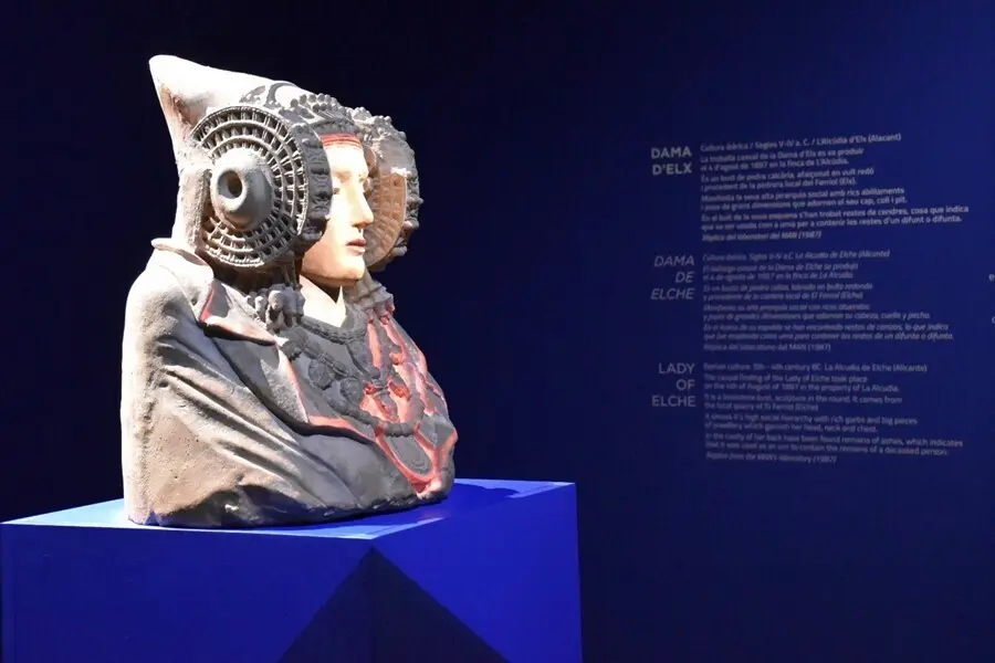 Archivo - Busto de la Dama d'Elx