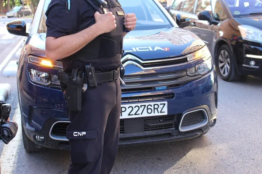 Imagen de archivo de un agente de la Polic&iacute;a Nacional
