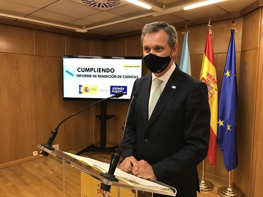 El delegado del Gobierno en Galicia, Jos&eacute; Mi&ntilde;ones, informa de las inversiones del Ejecutivo en la comunidad aut&oacute;noma gallega