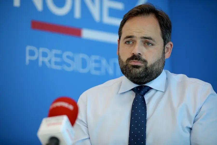 El presidente del PP de Castilla-La Mancha, Paco N&uacute;&ntilde;ez, en entrevista con Europa Press