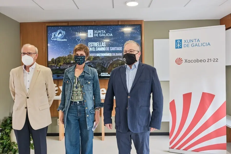Presentaci&oacute;n del evento gastron&oacute;mico 'Estrelas Solidaria no Cami&ntilde;o de Santiago'
