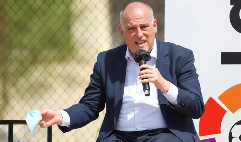 Archivo - El presidente de LaLiga, Javier Tebas. - Irina R. Hipolito/AFP7 / Europa Press - Archivo