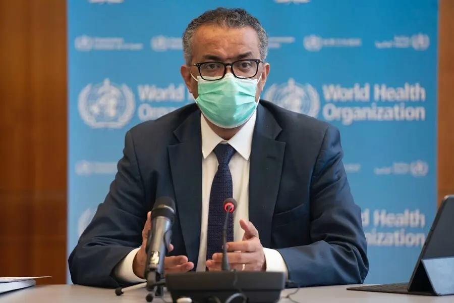 Archivo - El director general de la Organizaci&oacute;n Mundial de la Salud (OMS), Tedros Adhanom Ghebreyesus, durante la reuni&oacute;n del Comit&eacute; de Emergencias de la OMS. En Ginebra (Suiza), a 14 de enero de 2021.