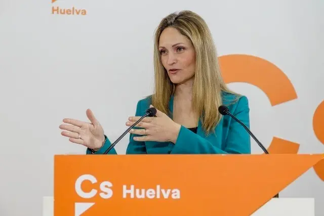 La coordinadora de Cs en Huelva, Mar&iacute;a Ponce.