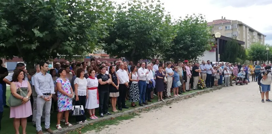 Archivo - Homenaje en Berriozar a Francisco Casanova celebrado el pasado 2019