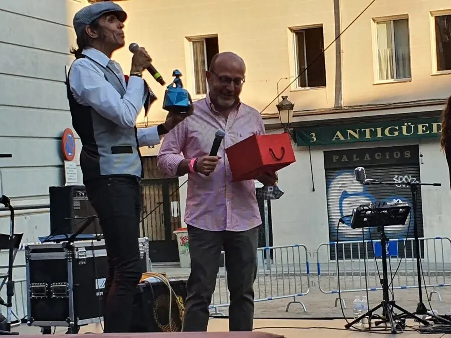 Mario Vaquerizo y el concejal del distrito Centro, Jos&eacute; Fern&aacute;ndez