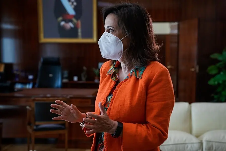 La ministra de Defensa, Margarita Robles, durante una entrevista con Europa Press, a 4 de agosto de 2021, en el Ministerio de Defensa, Madrid, (Espa&ntilde;a).