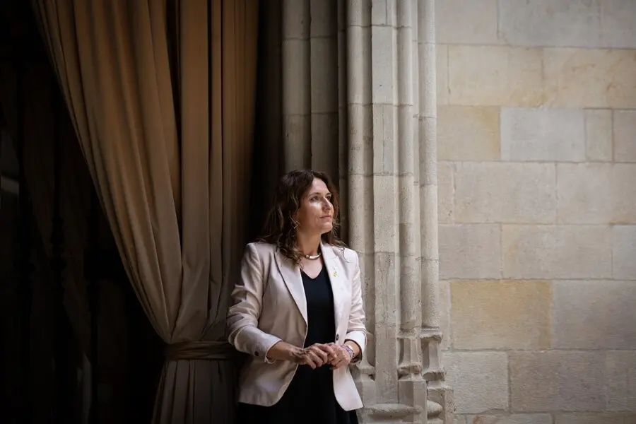 La consellera de Presidencia, Laura Vilagr&agrave;, en una entrevista de Europa Press.