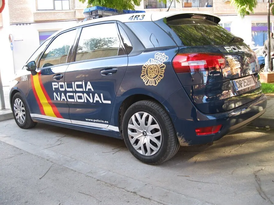 Archivo - Coche de la Polic&iacute;a Nacional.