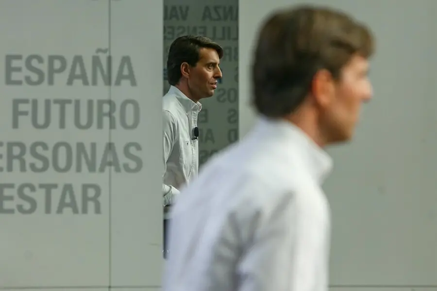El vicesecretario de Comunicaci&oacute;n del PP, Pablo Montesinos, durante una entrevista concedida a Europa  Press.