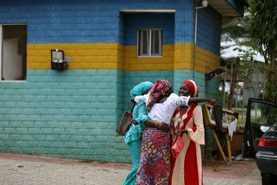 Archivo - Ni&ntilde;as liberadas de Chibok