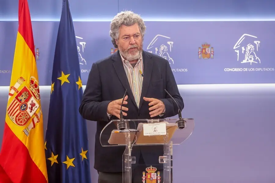 Archivo - El diputado de Unidas Podemos Juantxo L&oacute;pez de Uralde 