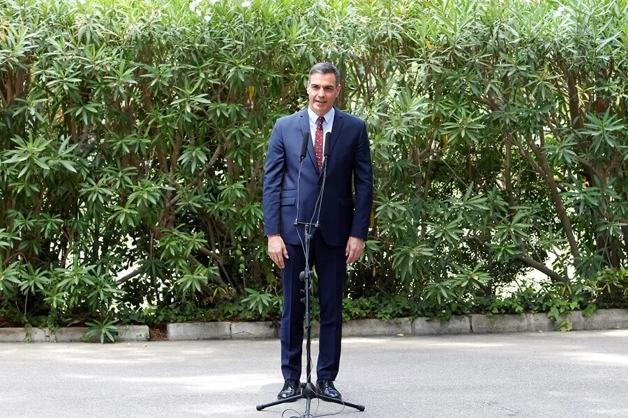 El presidente del Gobierno, Pedro S&aacute;nchez