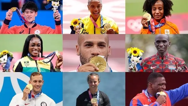 Las Reinas y Reyes de

Archivo - De izquierda a derecha y de arriba abajo, Daiki Hashimoto, Yulimar Rojas, Sifan Hassa, Elaine Thompson, Marcell Jacobs, Eliud Kipchoge, Caeleb Dressel, Lisa Carrington y Mija&iacute;n L&oacute;pez&nbsp;- DPA/AFP7/EUROPA PRESS - Archivo