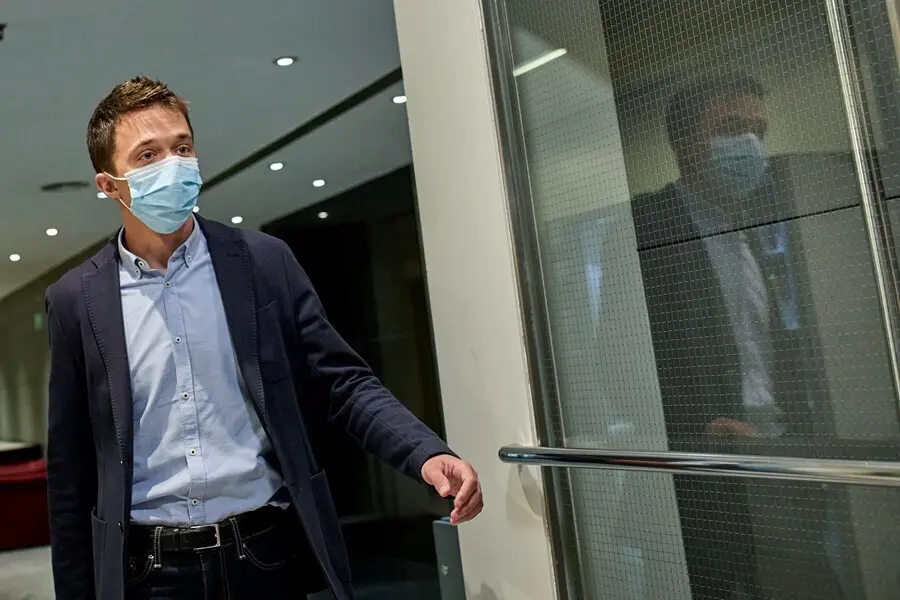 Archivo - El l&iacute;der de M&aacute;s Pa&iacute;s, &Iacute;&ntilde;igo Errej&oacute;n, en el Congreso