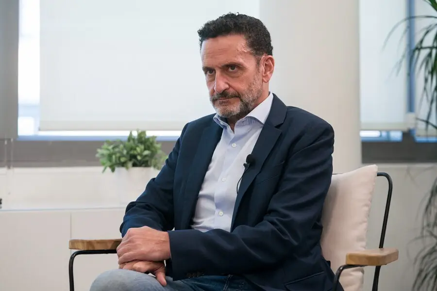 El vicesecretario general y portavoz nacional de Ciudadanos, Edmundo Bal, durante una entrevista para Europa Press en la sede de la agencia, a 5 de agosto de 2021, en Madrid (Espa&ntilde;a).