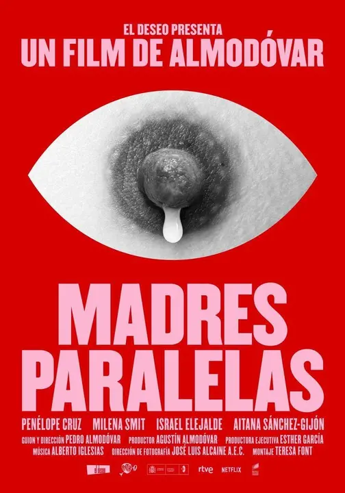 La productora El Deseo difunde el primer cartel de la nueva pel&iacute;cula de Pedro Almod&oacute;var, 'Madres paralelas'