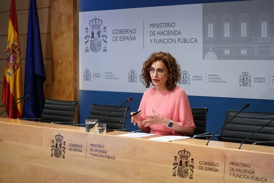 La ministra de Hacienda y Funci&oacute;n P&uacute;blica, Mar&iacute;a Jes&uacute;s Montero, en una imagen de archivo de 2 de agosto. 