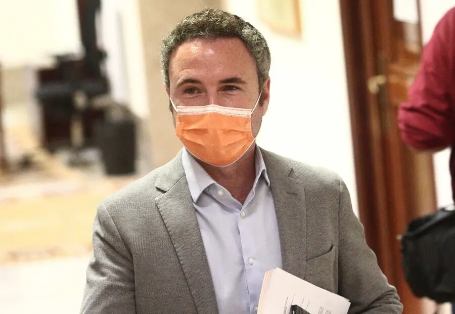Archivo - El diputado de Ciudadanos en el Congreso, Guillermo D&iacute;az