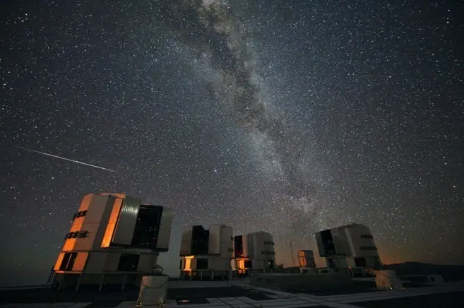 Archivo - Las Perseidas vistas desde Chile
