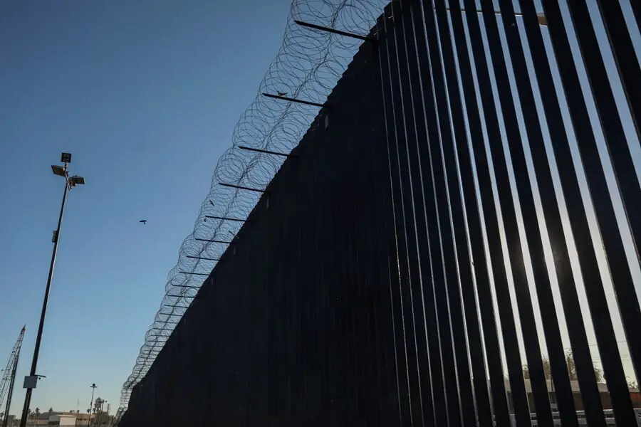 Archivo - Frontera entre M&eacute;xico y Estados Unidos