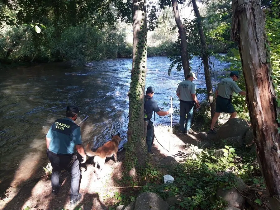Labores de b&uacute;squeda del vecino de Entrena desaparecido el 29 de julio