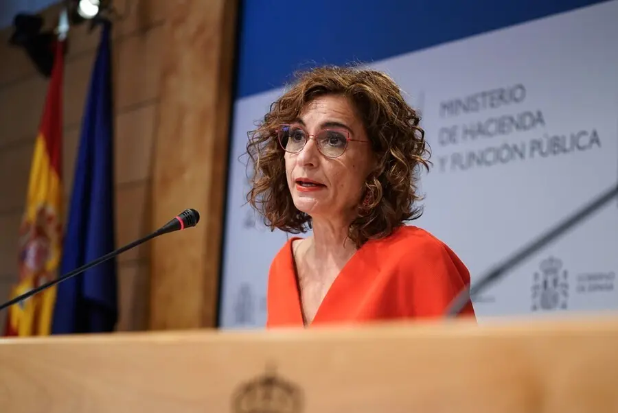La ministra de Hacienda y Funci&oacute;n P&uacute;blica, Maria Jes&uacute;s Montero, en una imagen de 28 de julio.