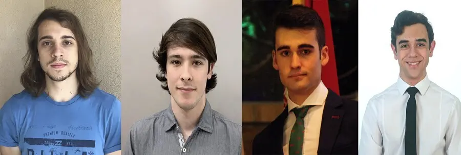 Los estudiantes premiados son Jaime Benabent, Gustavo Roque Collado, Miguel Pineda y David Jim&eacute;nez.