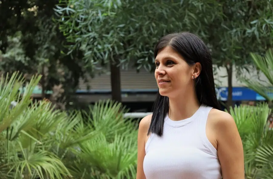 La portavoz y secretaria adjunta de ERC, Marta Vilalta, en una entrevista de Europa Press.