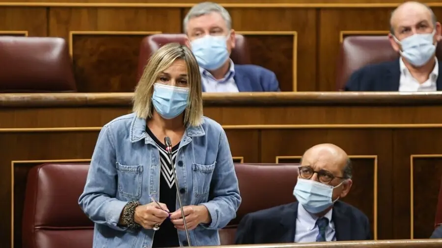 Archivo - La diputada del PNV Idoia Sagastizabal