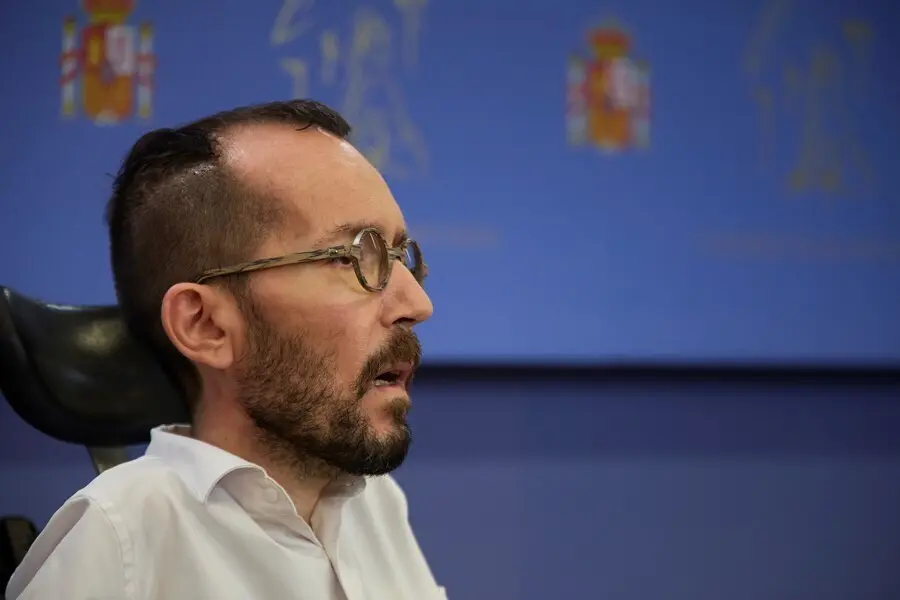 Archivo - El portavoz de Unidas Podemos en el Congreso de los Diputados, Pablo Echenique.