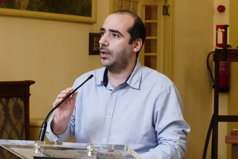El secretario general y portavoz de Podemos en el Parlament de Baleares, Alejandro L&oacute;pez