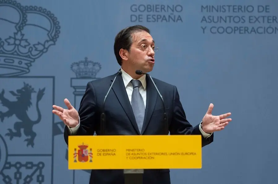 El ministro de Asuntos Exteriores, Uni&oacute;n Europea y Cooperaci&oacute;n, Jos&eacute; Manuel Albares