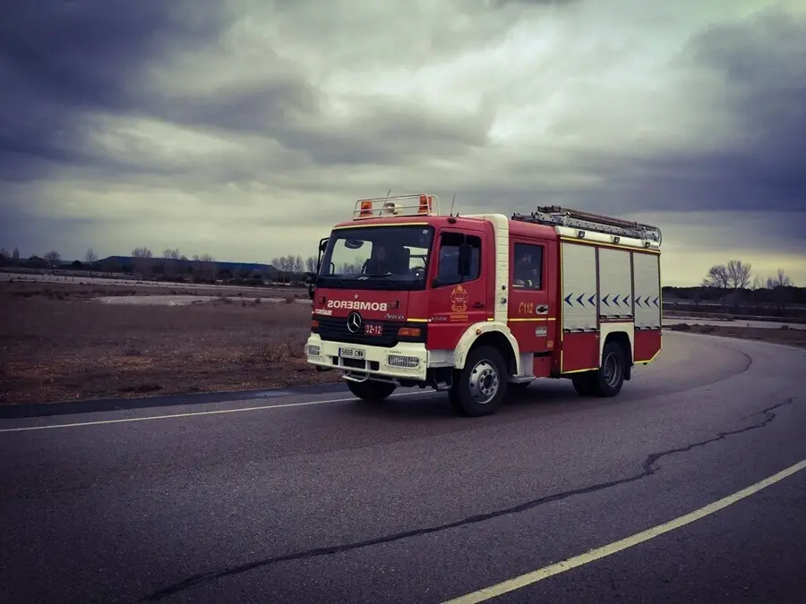 Archivo - Imagen de recurso de un coche de Bomberos.
