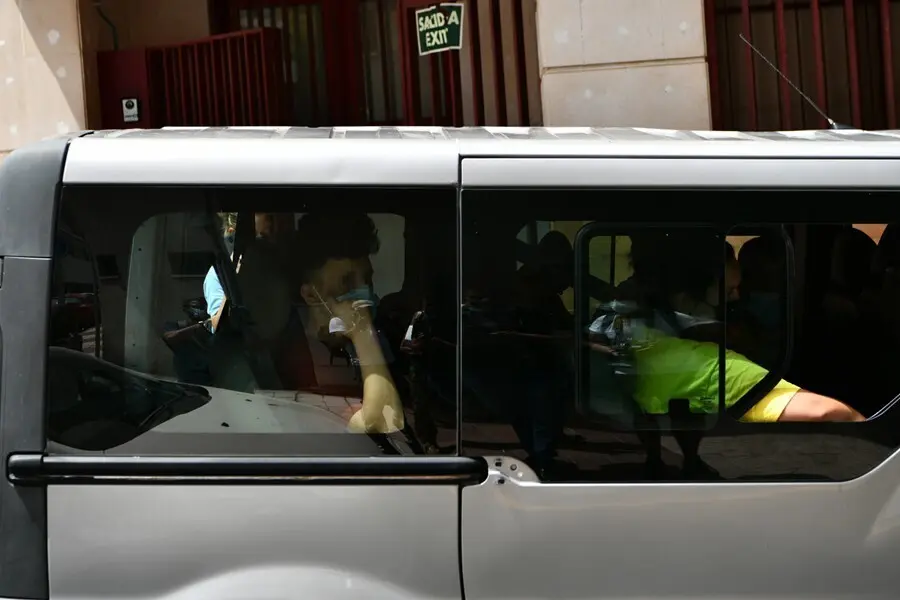 Uno de los menores marroqu&iacute;es en la furgoneta