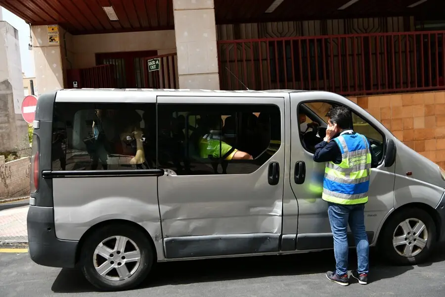 Furgoneta con menores marroqu&iacute;es a las puertas del juzgado