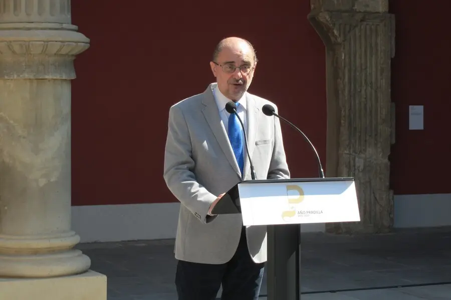 Archivo - Foto de archivo del presidente de Arag&oacute;n, Javier Lamb&aacute;n.