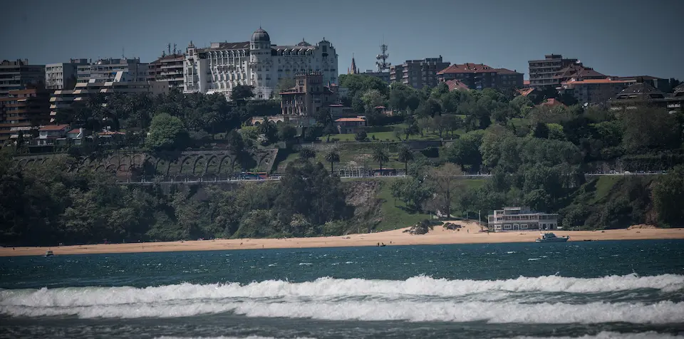 Vista de la zona de Castelar en Santander. / Hardy