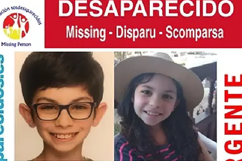 Los ni&ntilde;os, Kristian y Amantia Toska, desaparecieron el pasado 17 de enero en Tenerife.SOS DESAPARECIDOS
