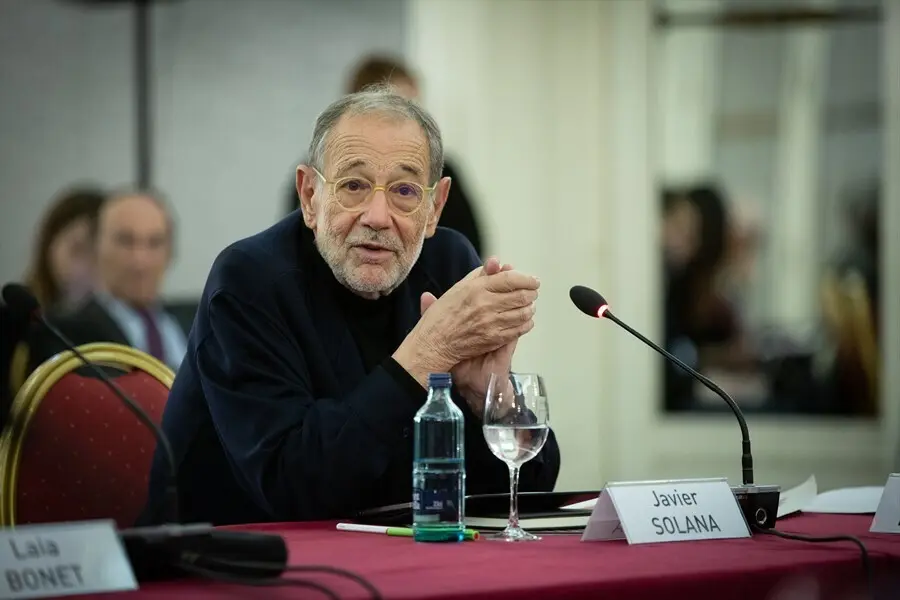 Archivo - El ex secretario general de la OTAN Javier Solana 