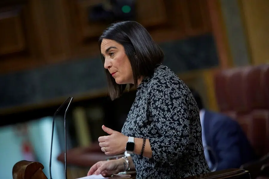 Archivo - La diputada de Cs, Mari Carmen Mart&iacute;nez Granados, interviene durante una sesi&oacute;n plenaria en el Congreso de los Diputados