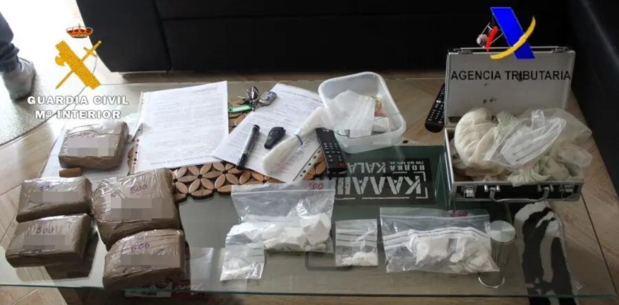 Droga incautada en la operaci&oacute;n