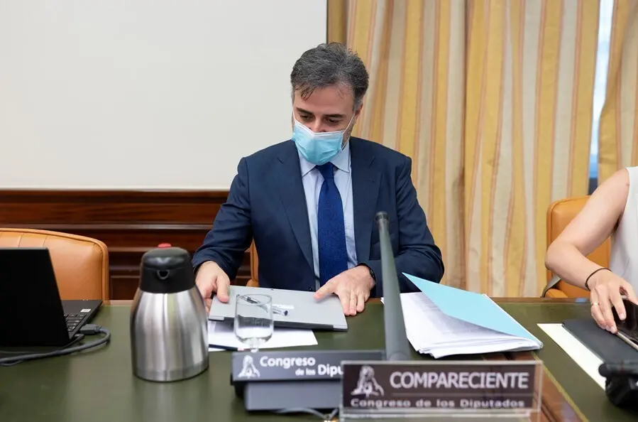 Archivo - El secretario de Estado de Migraciones, Jes&uacute;s Javier Perea