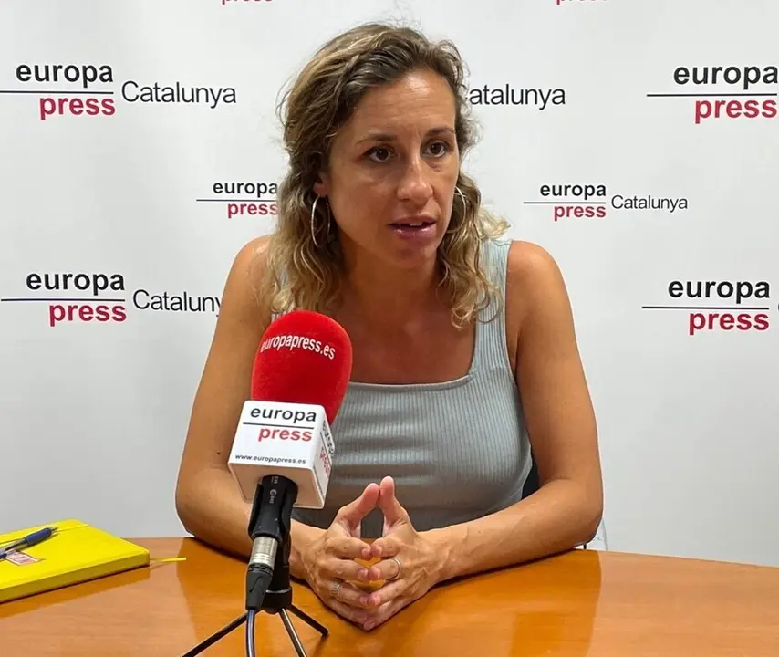 La diputada de la CUP en el Parlament Laia Estrada